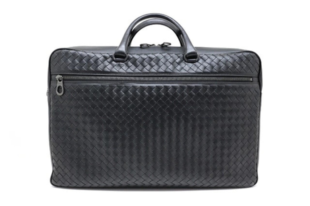 BOTTEGA VENETA Bag Business Briefcase Calf Black Intrecciato